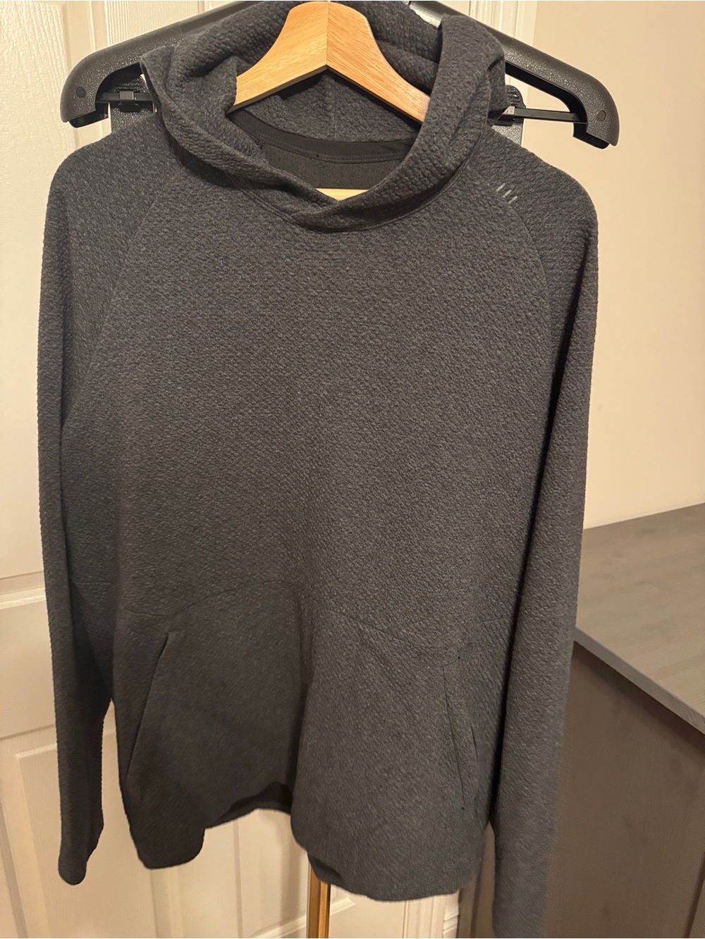 Lululemon Men's Dark Gray Hoodie Sweater - Classic Pullover